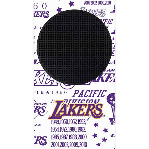 NBA LA Lakers Historic Blast Xbox Series S Console Skin